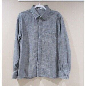 Ross Graison Button Down Shirt Men XXL Charcoal Gray Long Sleeve